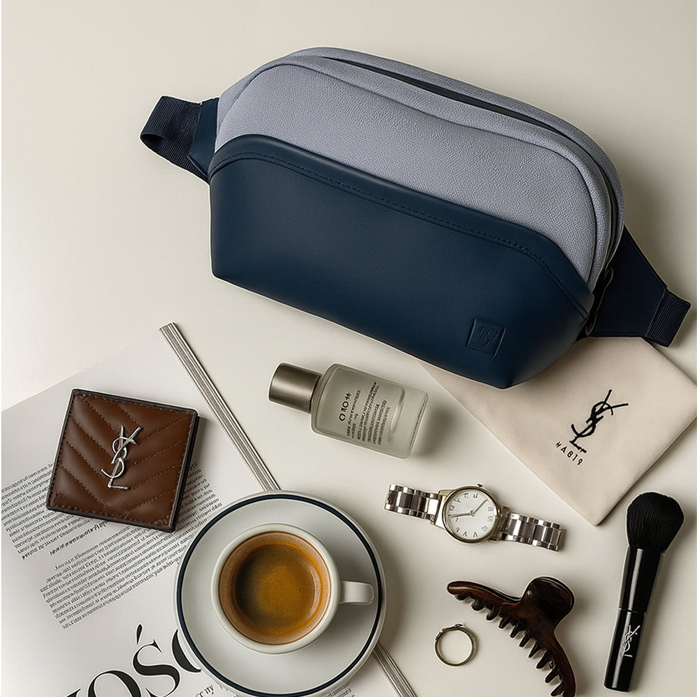 VIVE Sling Bag, minimalist chest bag with organized interior