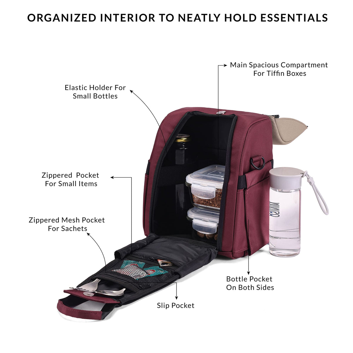 Nova Meal Bag- Organised Lunch Bag for Office