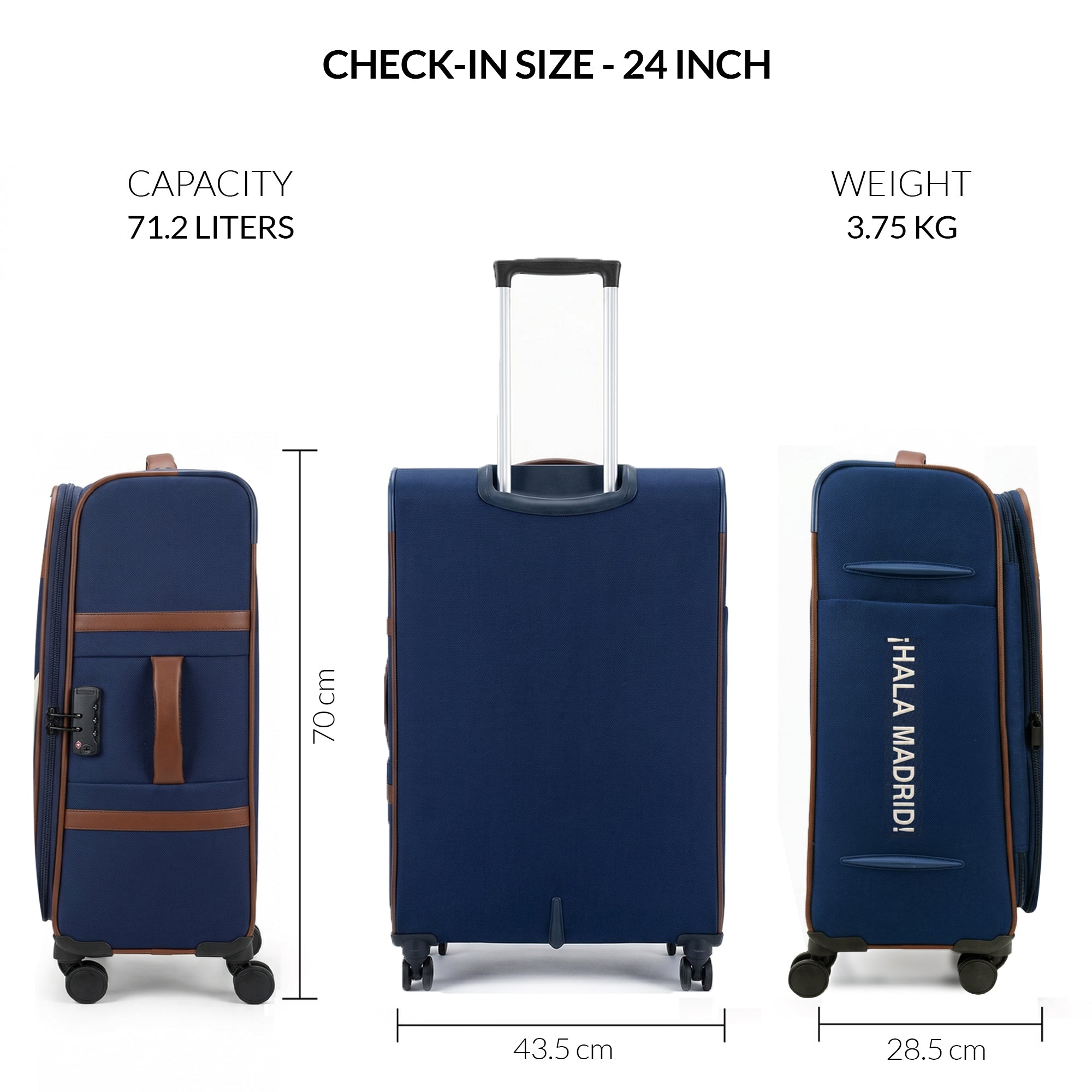 Real Madrid premium travel bag