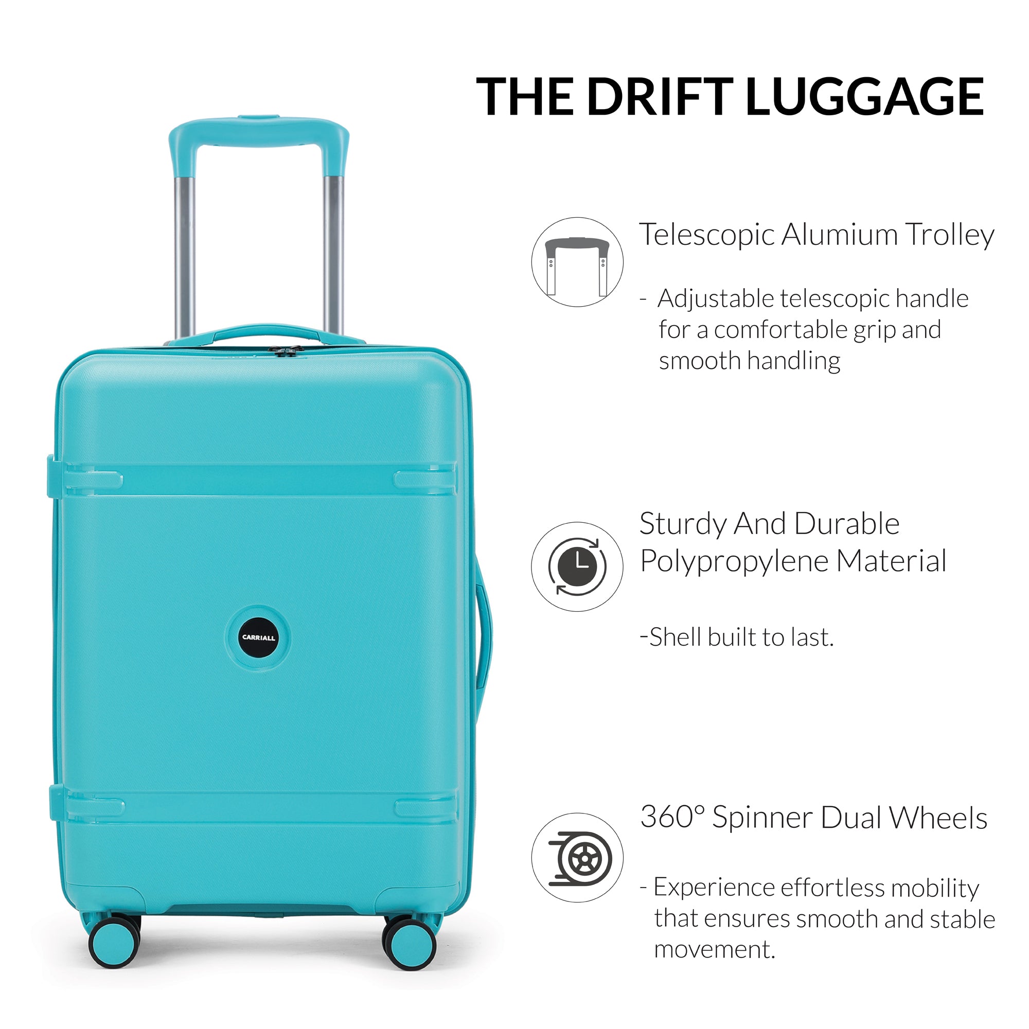 DRIFT LUGGAGE SET OF 2 - M+L