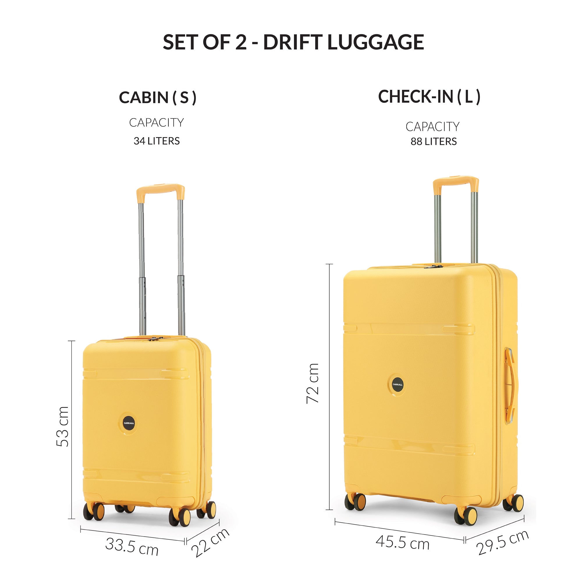 DRIFT LUGGAGE SET OF 2 - S+L