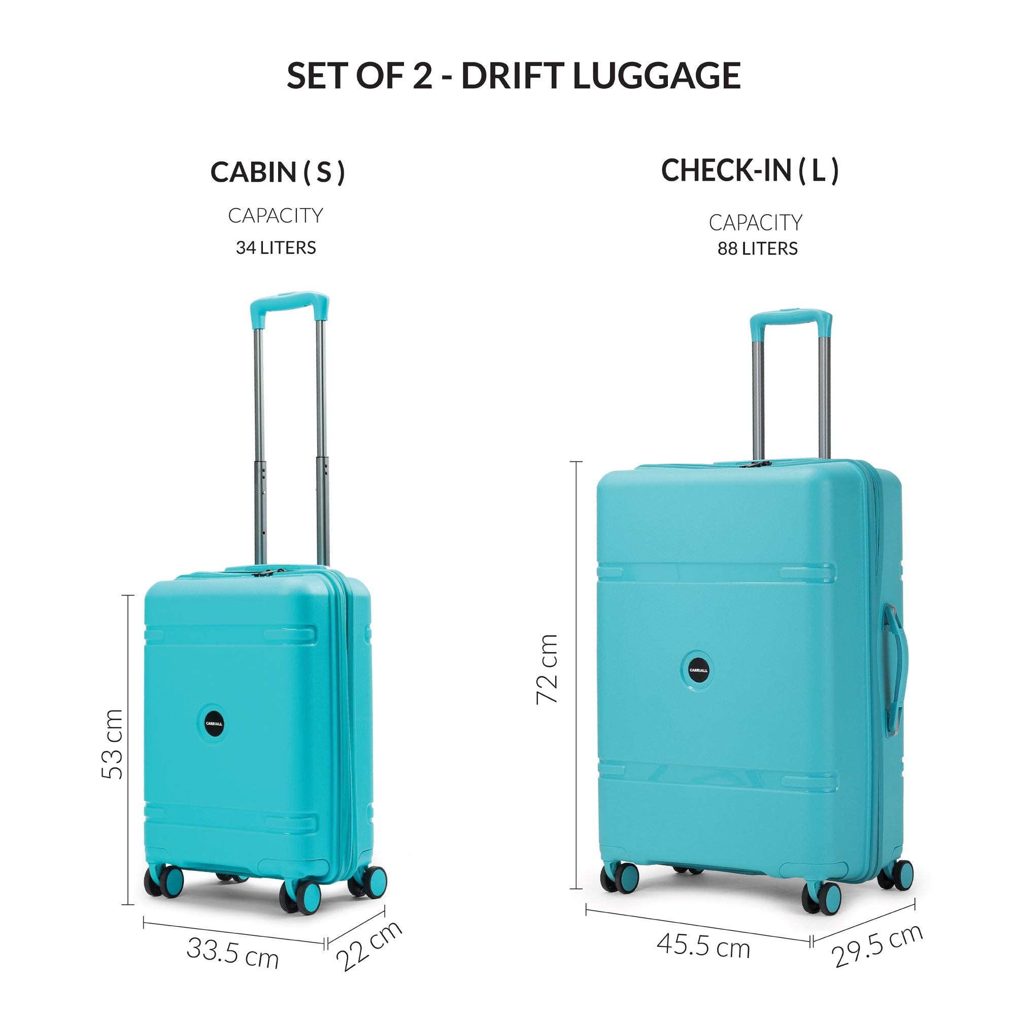 DRIFT LUGGAGE SET OF 2 - S+L
