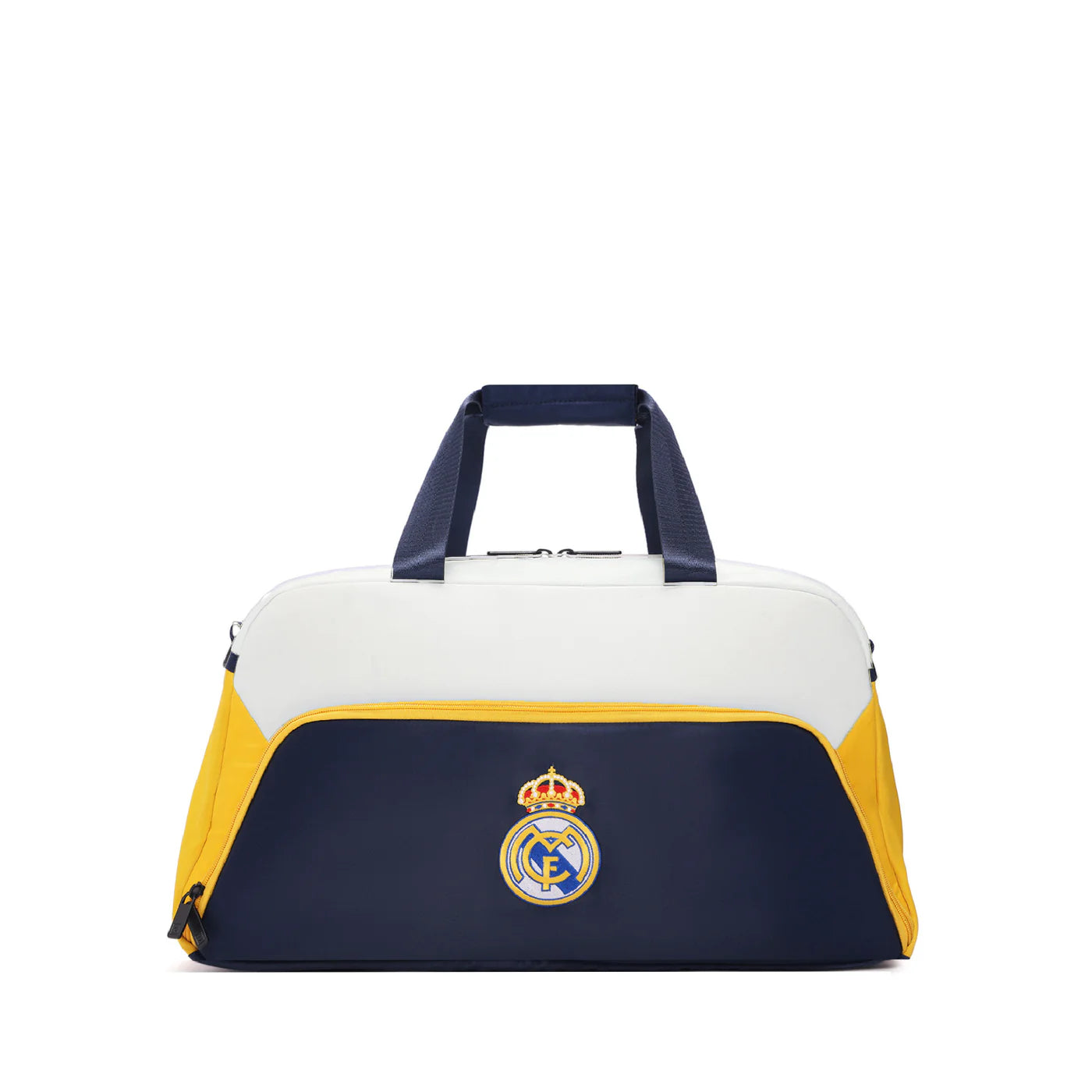 Real Madrid Crest duffle bag with spacious storage for travel essentials
