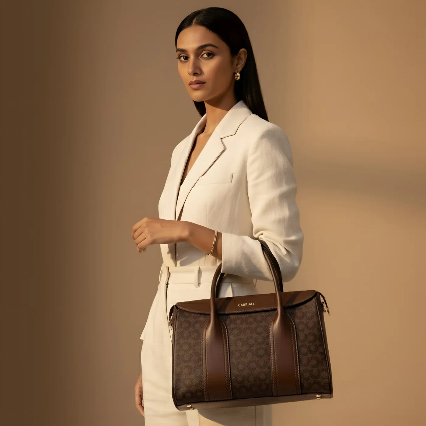 classy brown handbag for women