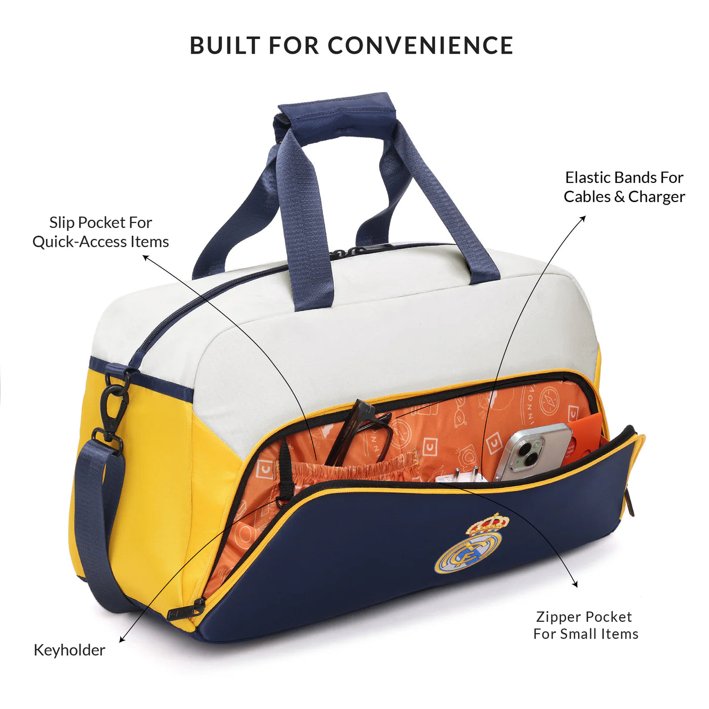 Carriall Official Real Madrid - Crest Duffle