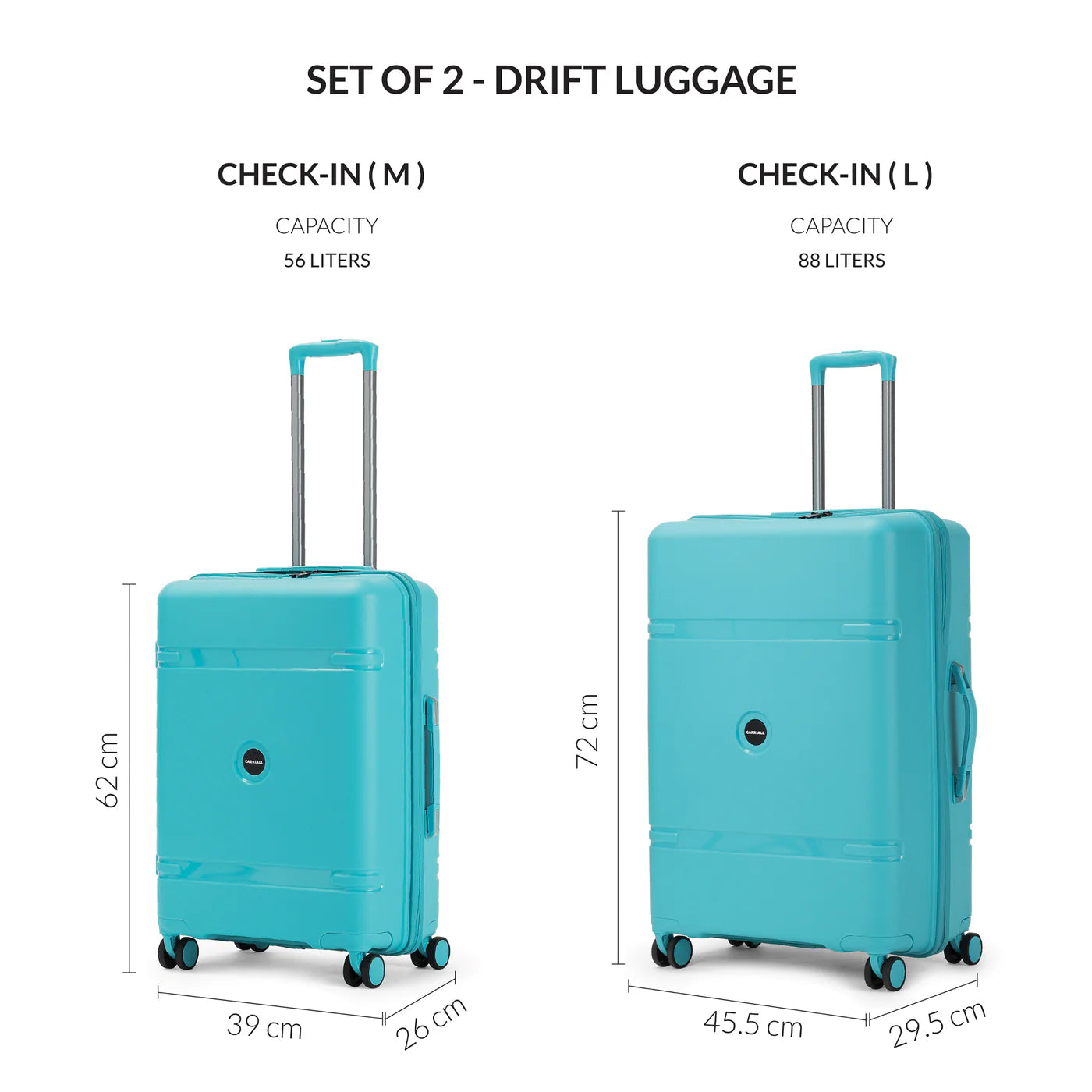 Drift Luggage Set Of 2 - M+L