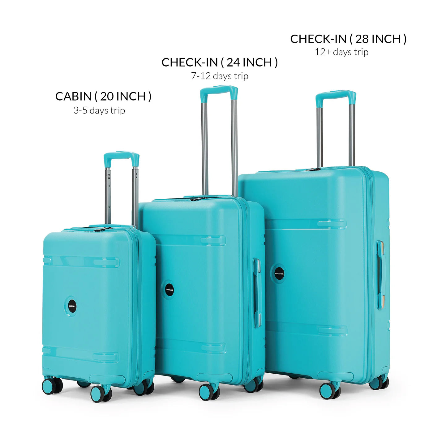 Drift Luggage Set Of 3 - S+M+L