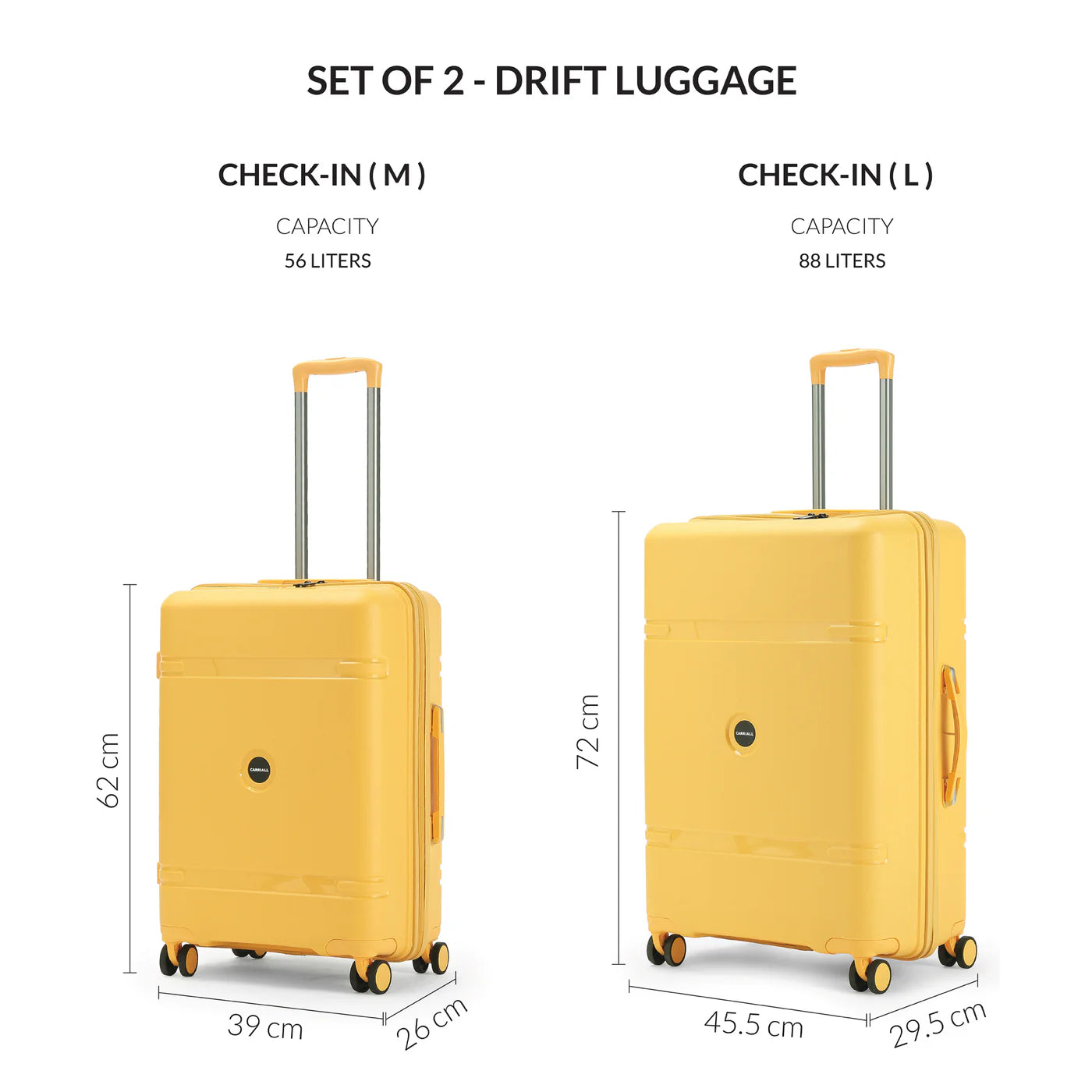Drift Luggage Set Of 2 - M+L