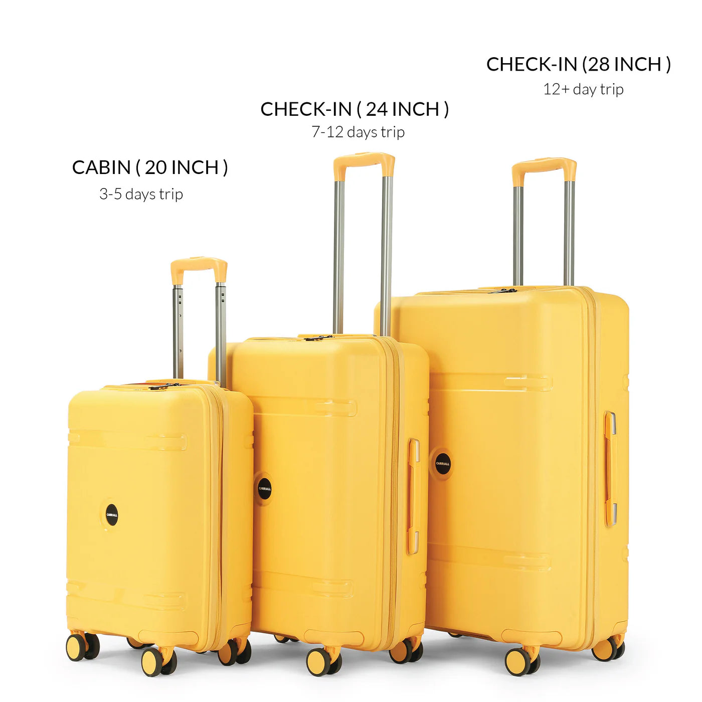 Drift Luggage Set Of 3 - S+M+L