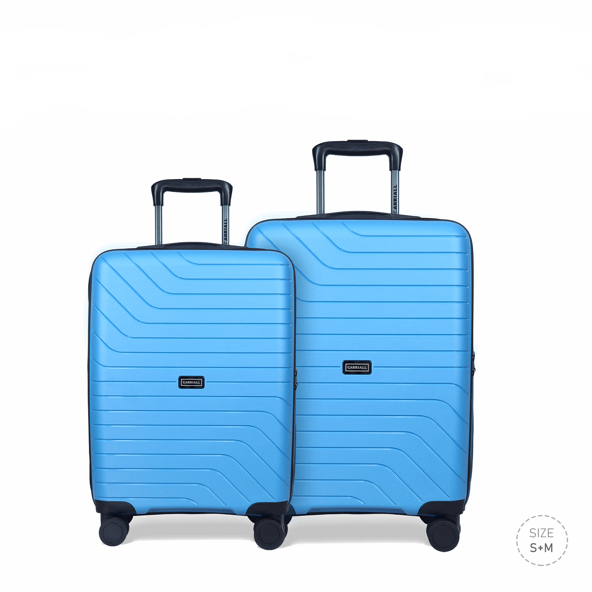 Groove Luggage set of 2 Trolley luggage Travel in style