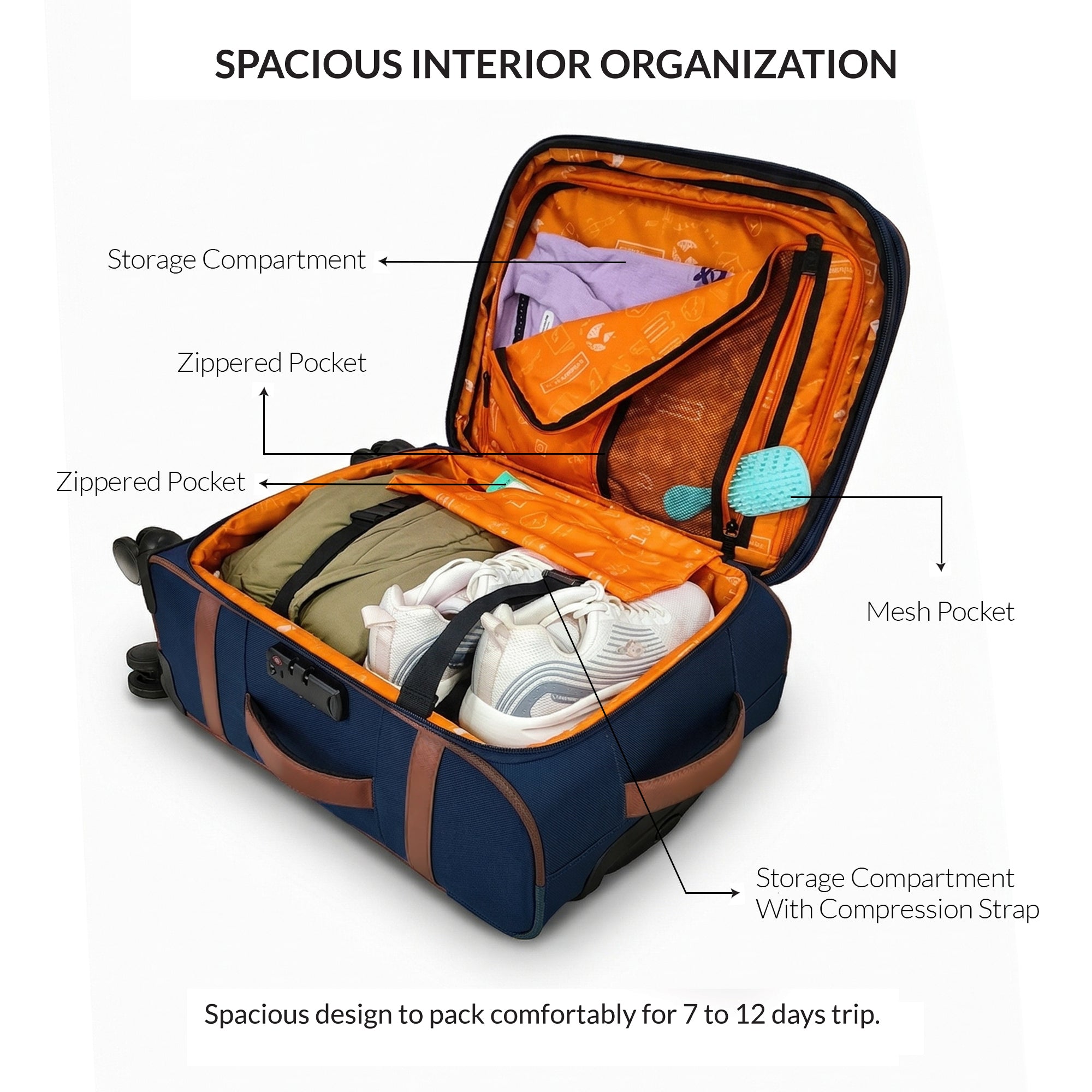 Carriall Official Real Madrid - Legacy Luggage