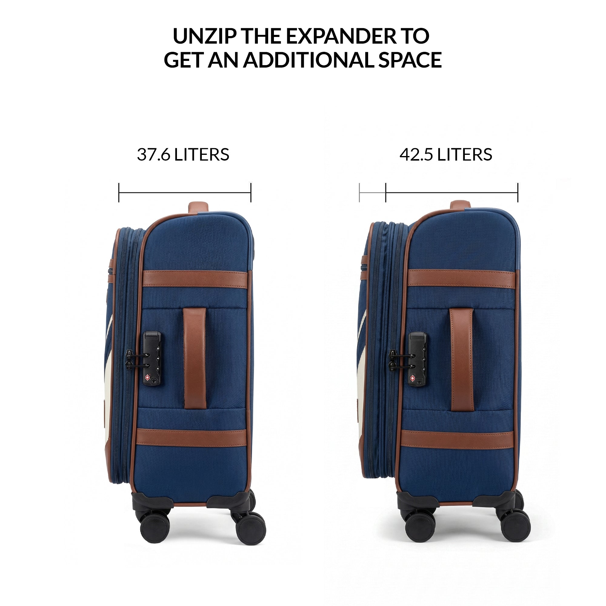 Premium travel suitcase
