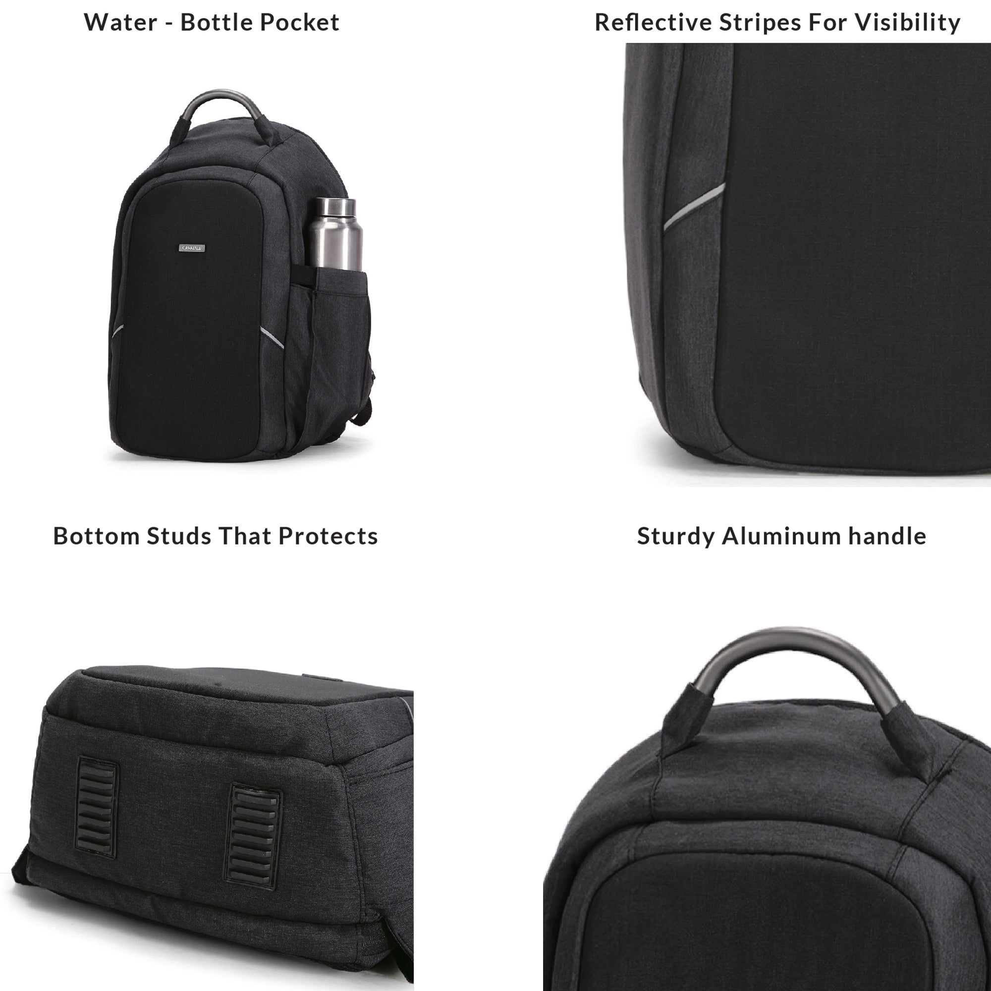 Premium backpack with USB charging port