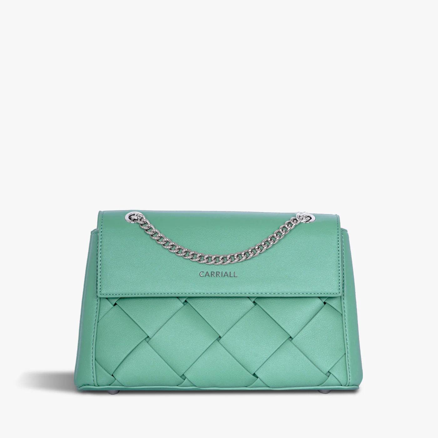 modern green tote bag with sophisticated feminine appeal