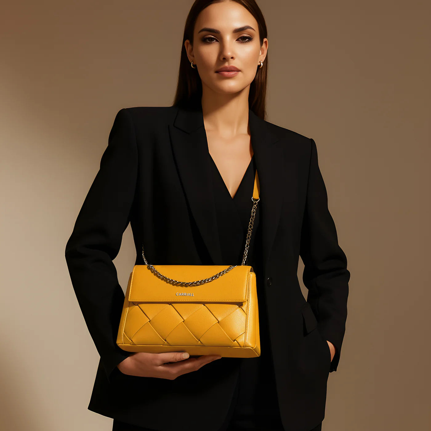 carriall stylish yellow handbag for everyday fashion and casual outings