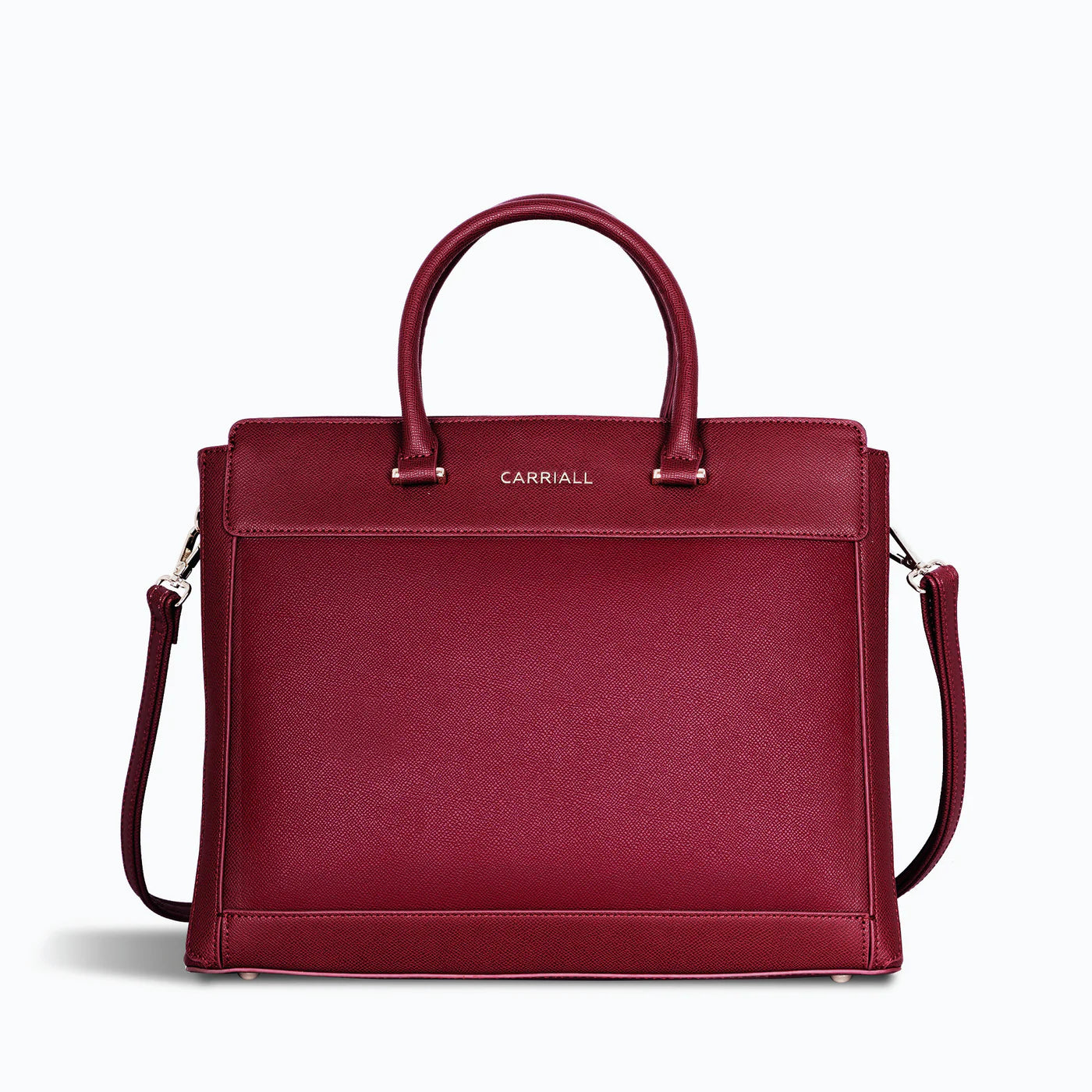 wine red office handbag forn women