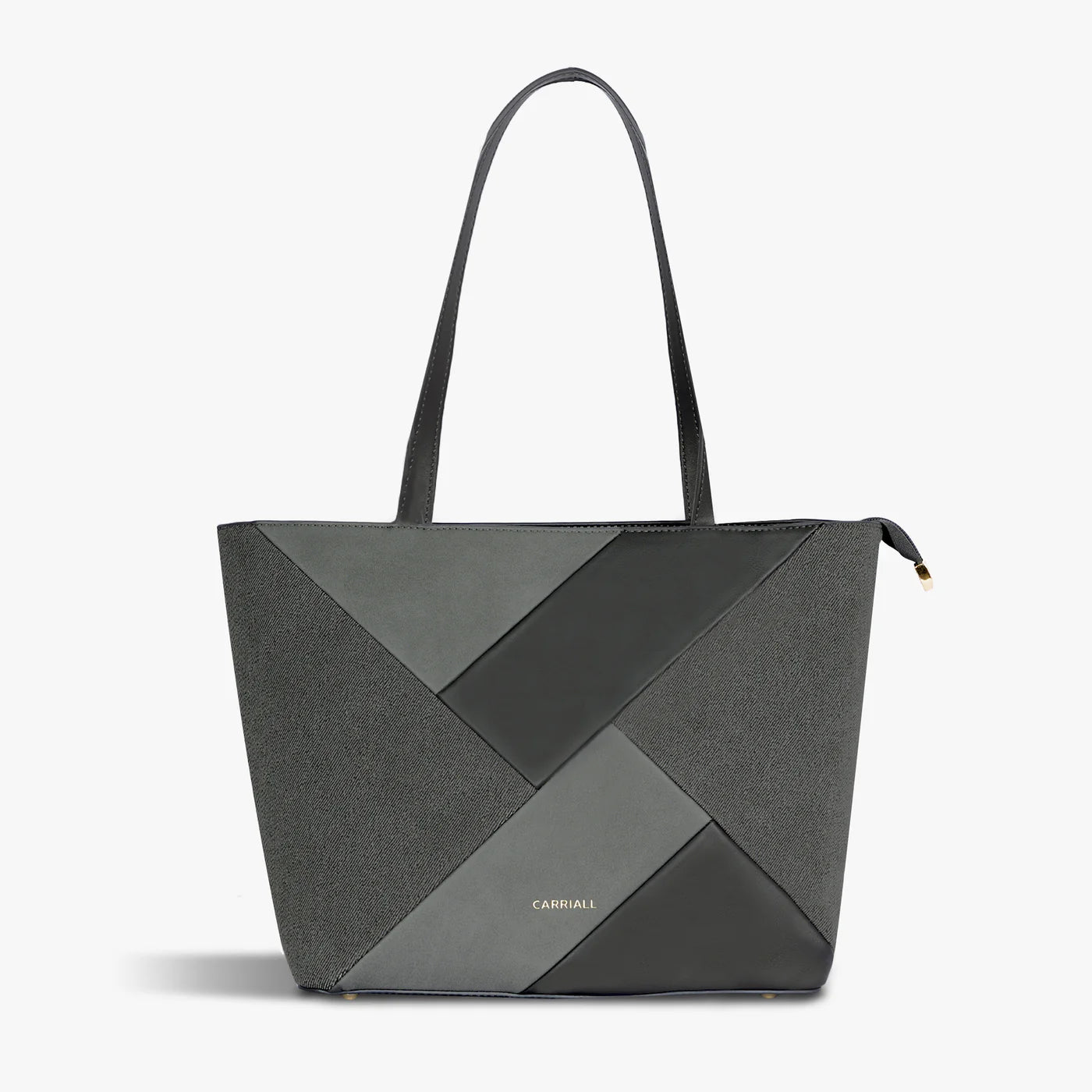 lightweight grey tote bag for work, brunch and casual outings