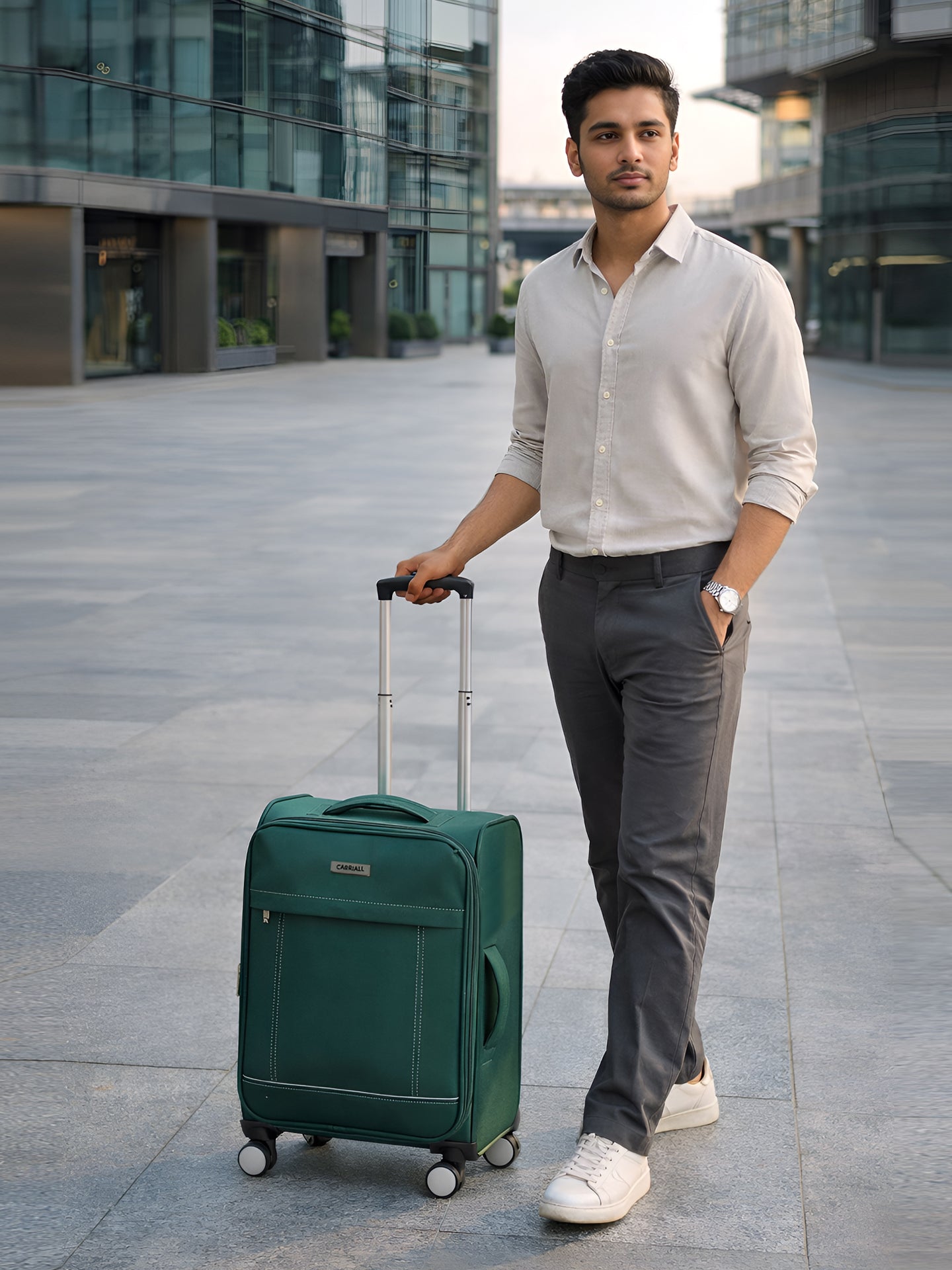 Eternal Small Luggage,compact suitcase with premium softshell body