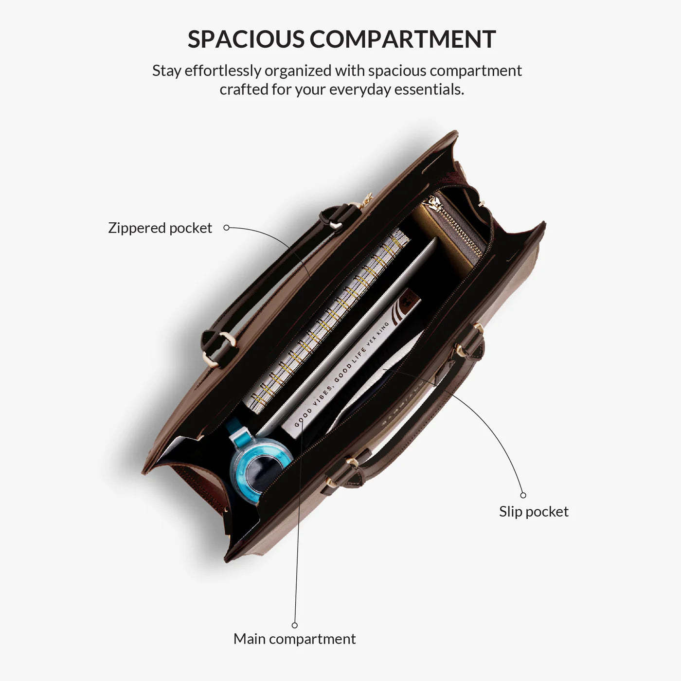 Hazel Tote - Compatible with 14" laptops