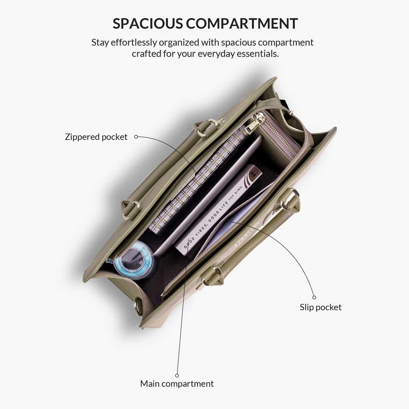 Hazel Tote - Compatible with 14" laptops