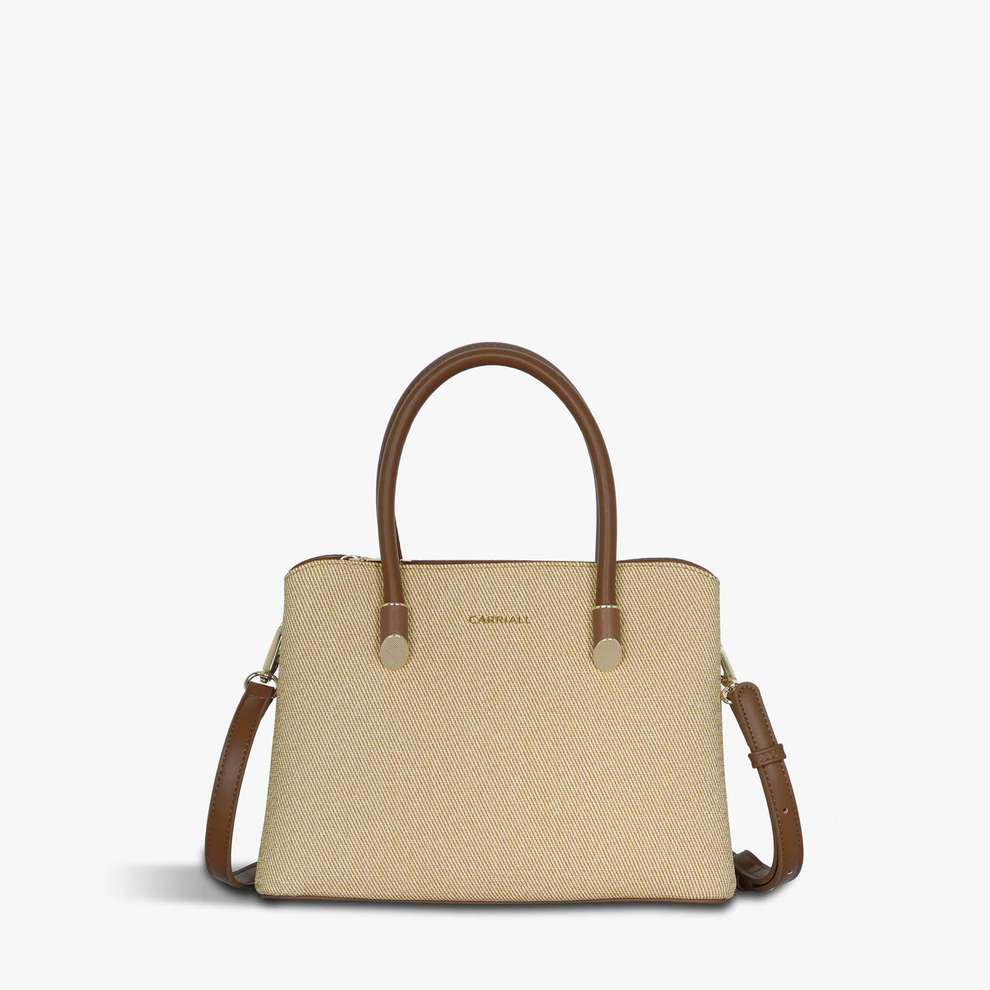 minimalist beige shoulder bag for everyday essentials