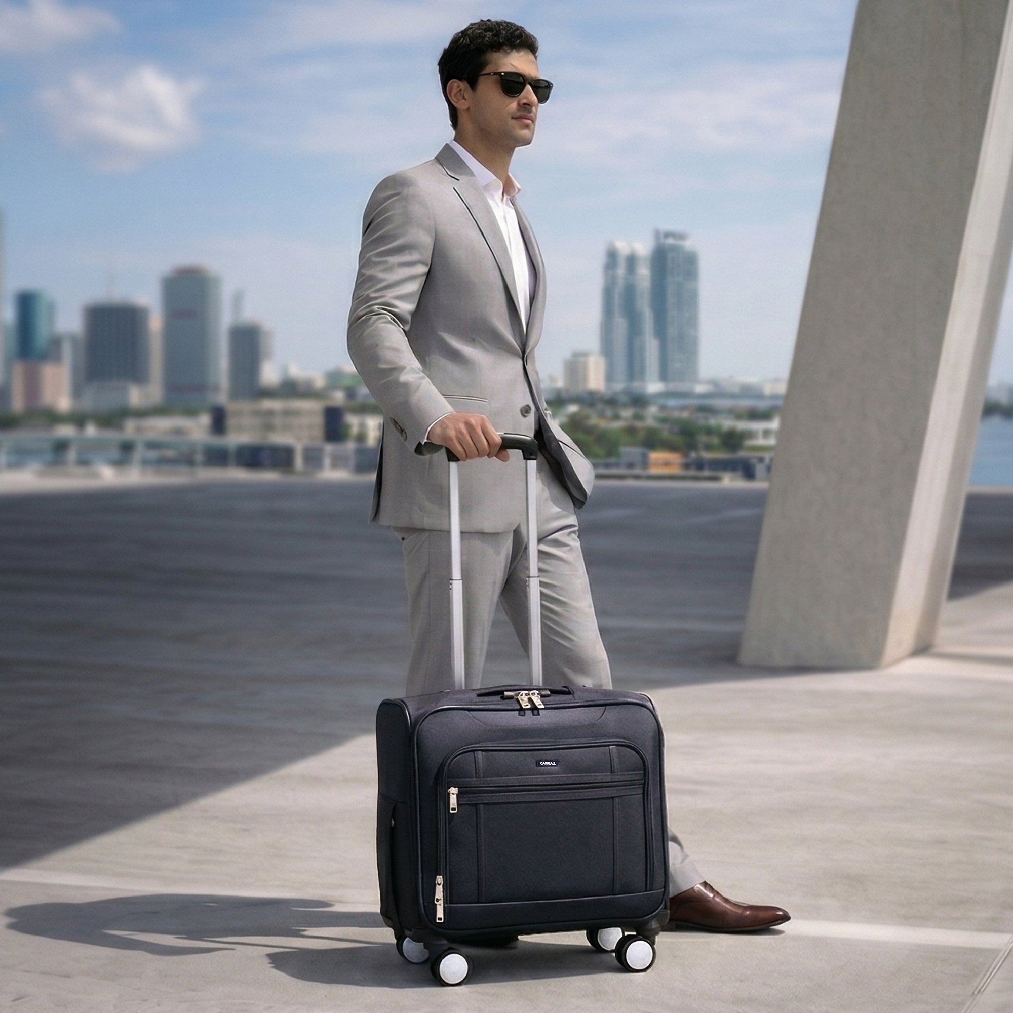 STARK Overnighter, USB charging cabin trolley with TSA security lock