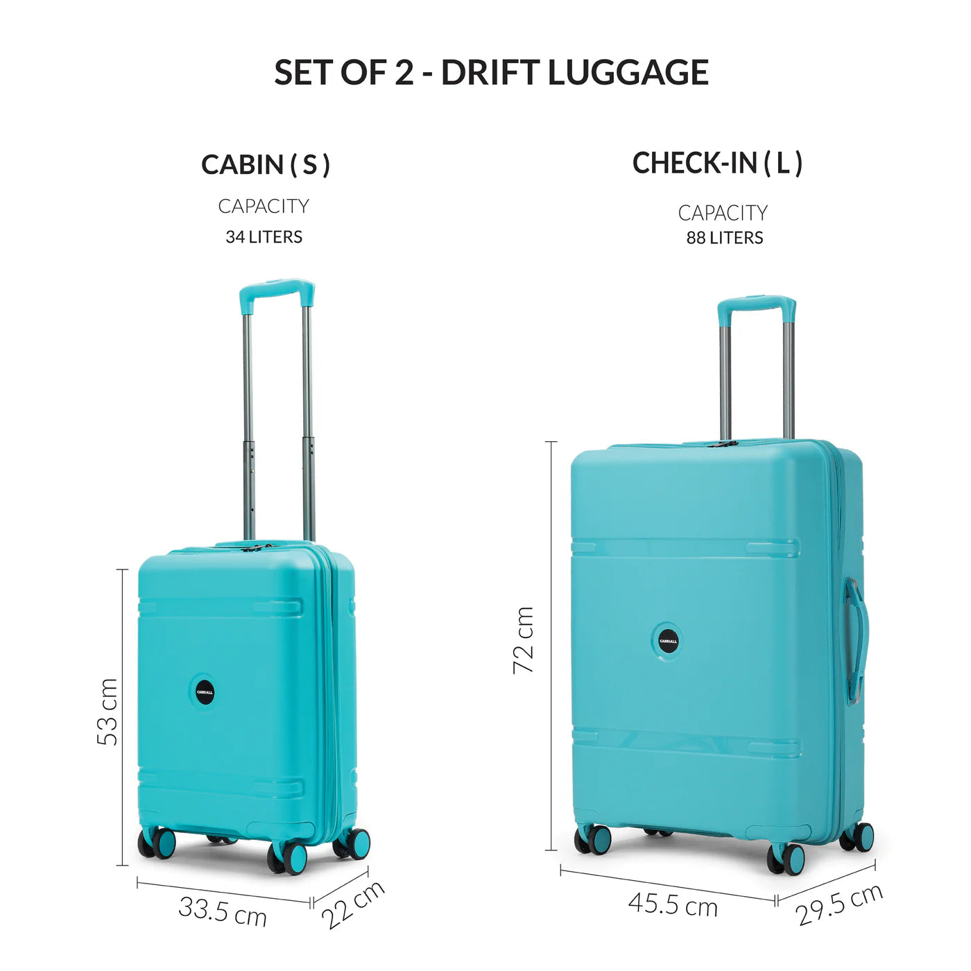 Drift Luggage Set Of 2 - S+L