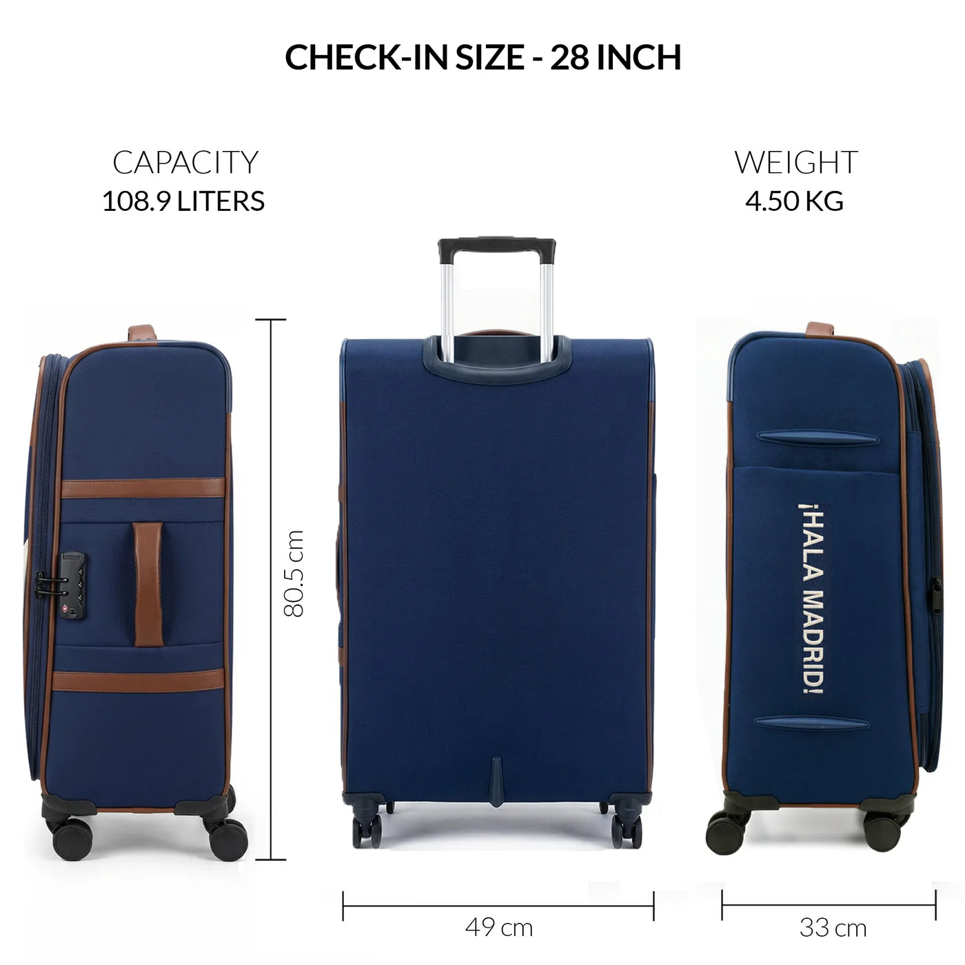 Carriall Official Real Madrid - Legacy Luggage