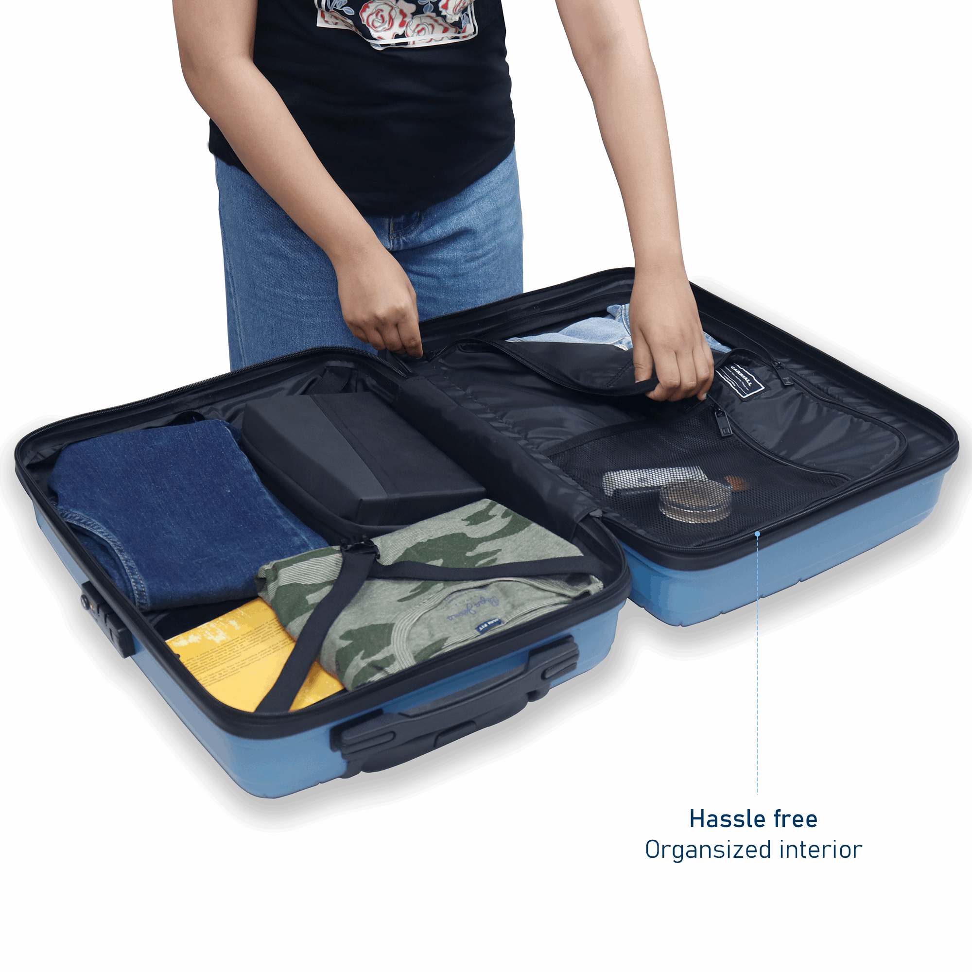 Luggage briefcase top