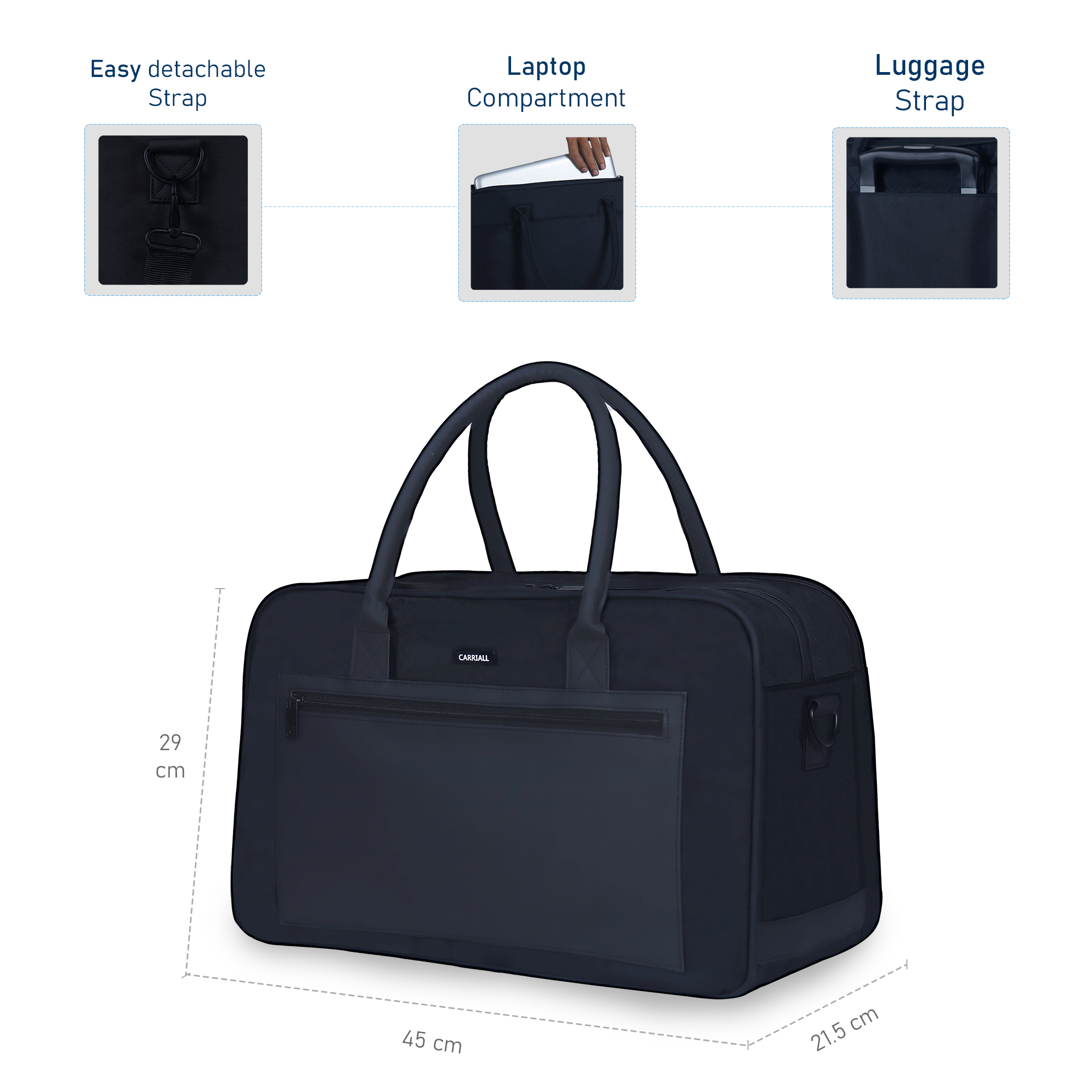TECH DUFFLE BAG Laptop duffle bag Premium weekender bag